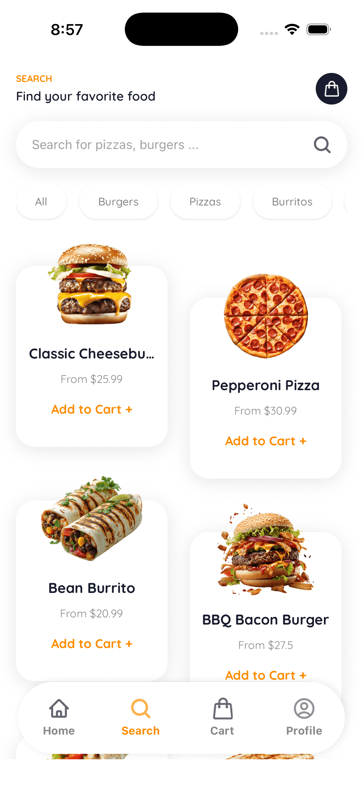 Food Ordering preview